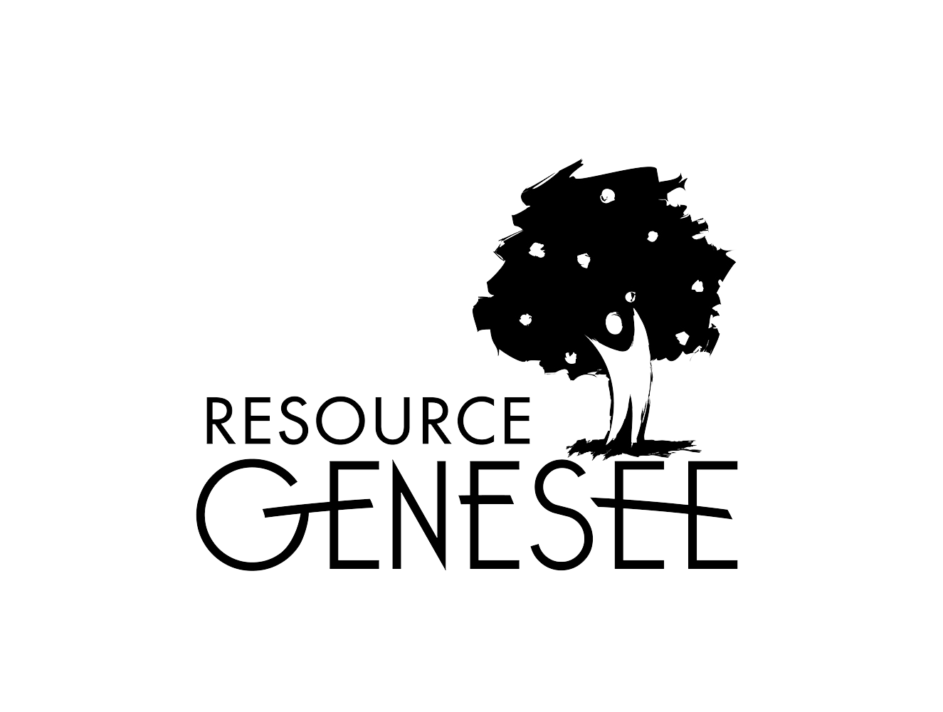 Resource Genesee logo, one color version