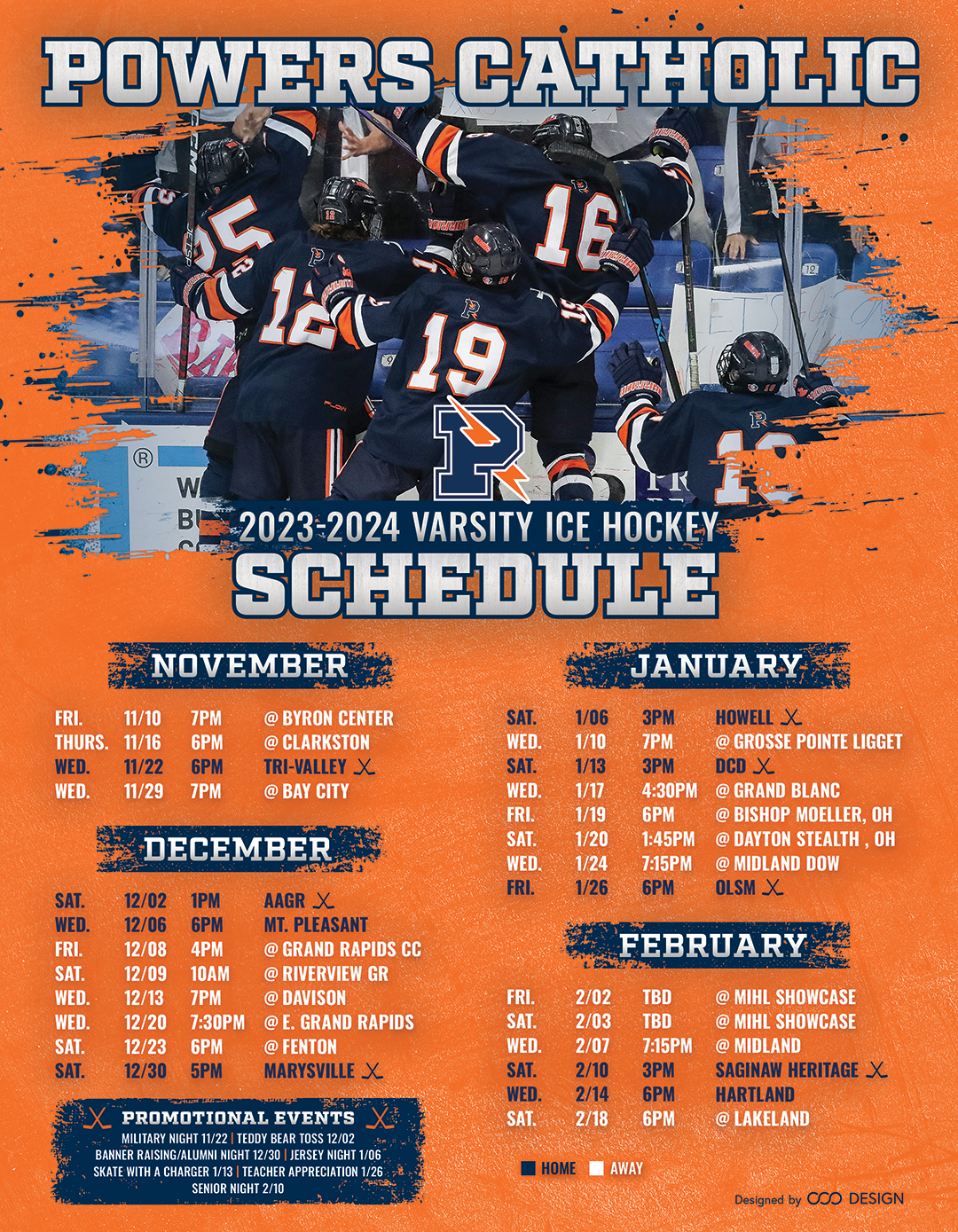 PHS Hockey Schedule