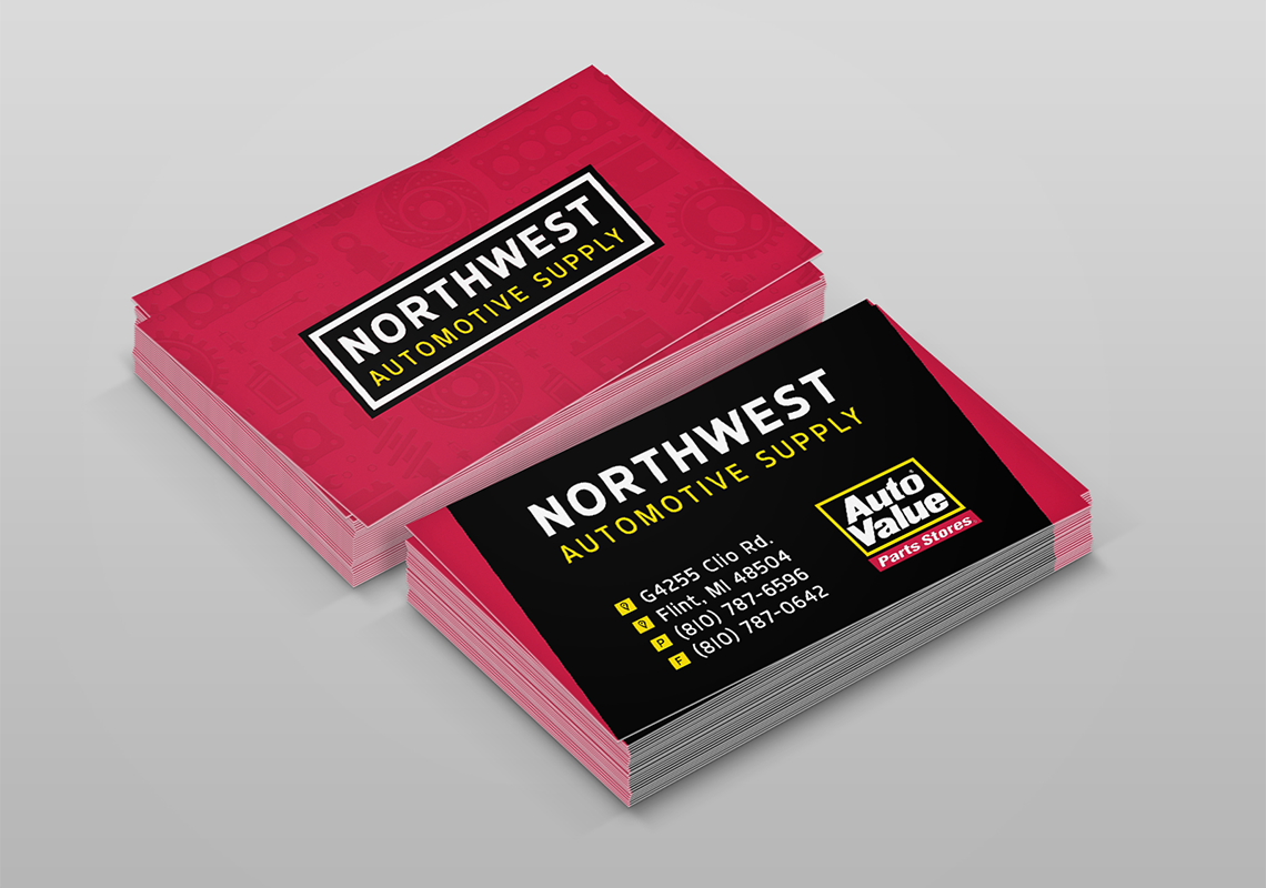 Nortwest business card mock up