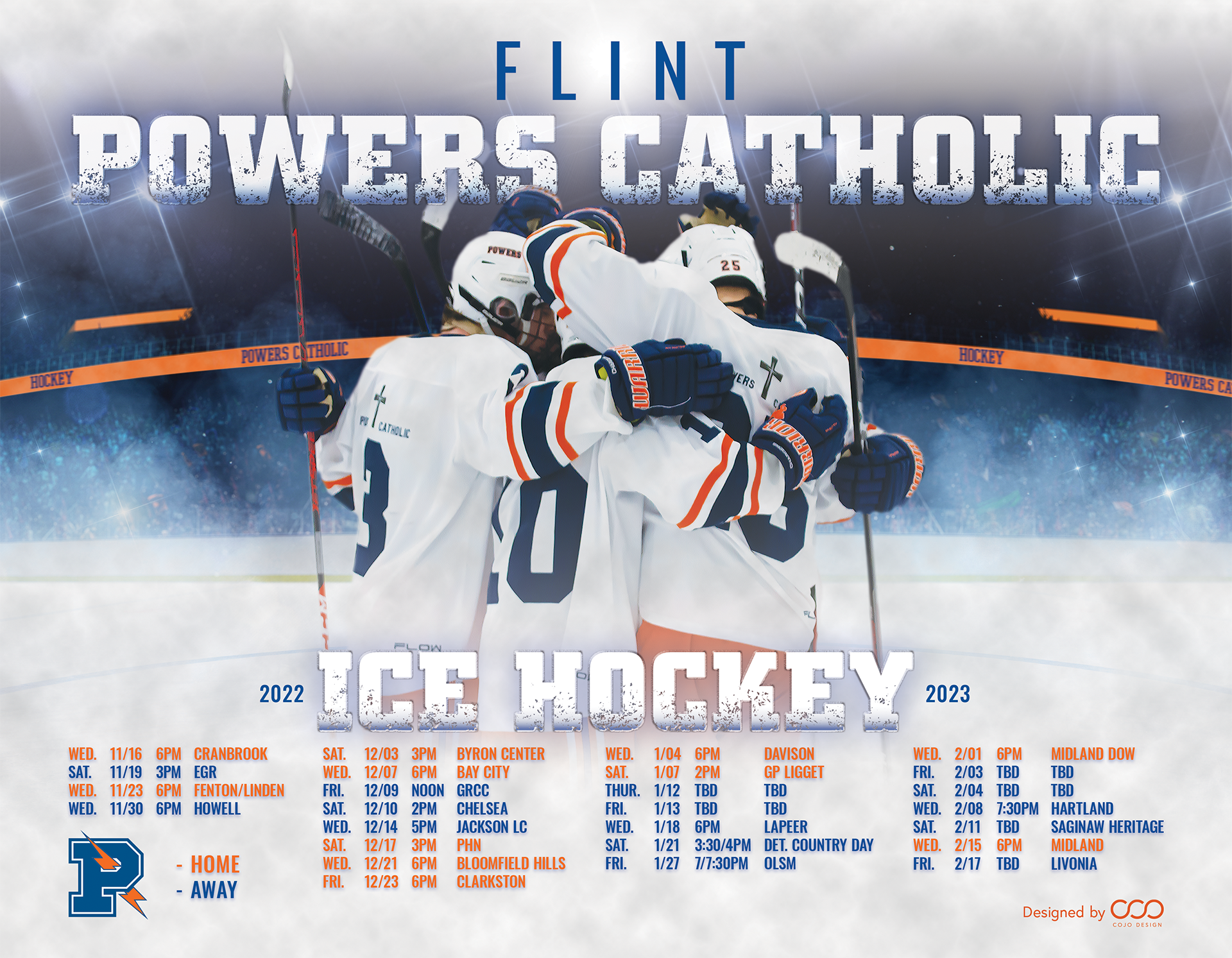 Powers Catholic Hockey Team Schedule